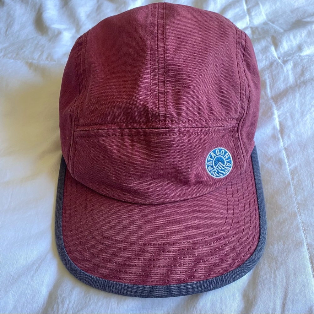 Patagonia organic cotton burgundy hat